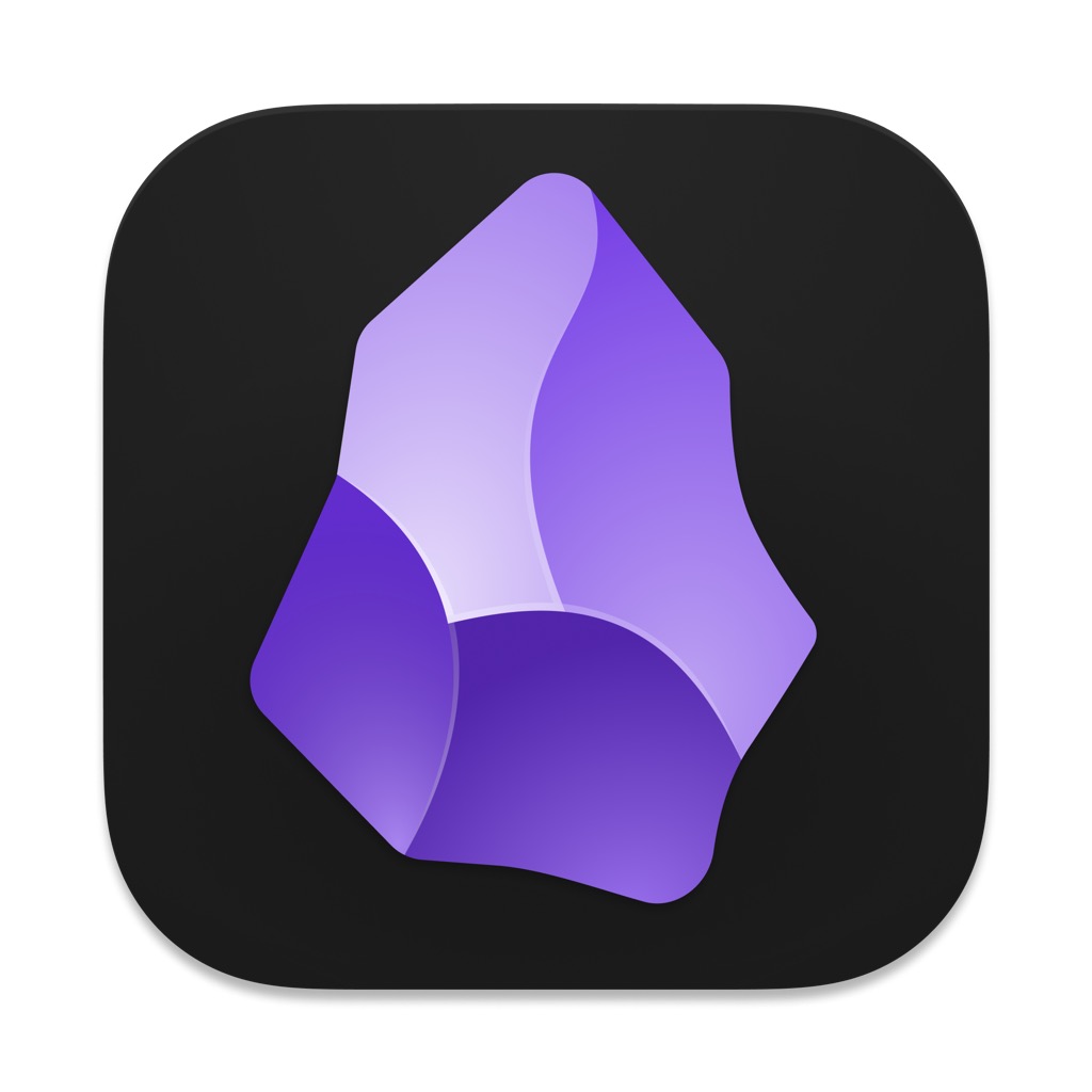 Obsidian app icon